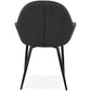 Chair GRA - dark gray - imitation leather