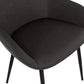 Chair GRA - dark gray - imitation leather