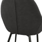 Chair GRA - dark gray - imitation leather