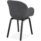 Chair ELEGANS - dark gray - fabric
