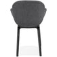 Chair ELEGANS - dark gray - fabric