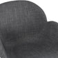 Chair ELEGANS - dark gray - fabric