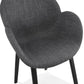 Chair ELEGANS - dark gray - fabric