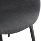 Chair ELEGANS - dark gray - fabric