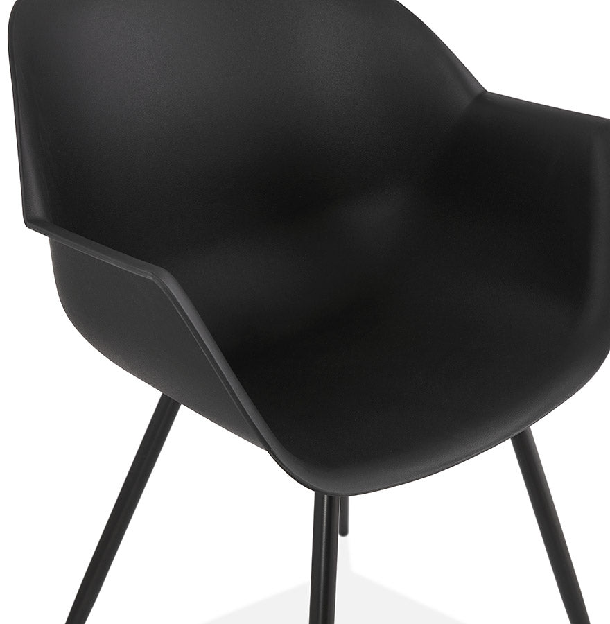 Chair STILETO - black - plastic