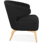 Fauteuil MISSY - zwart - stof