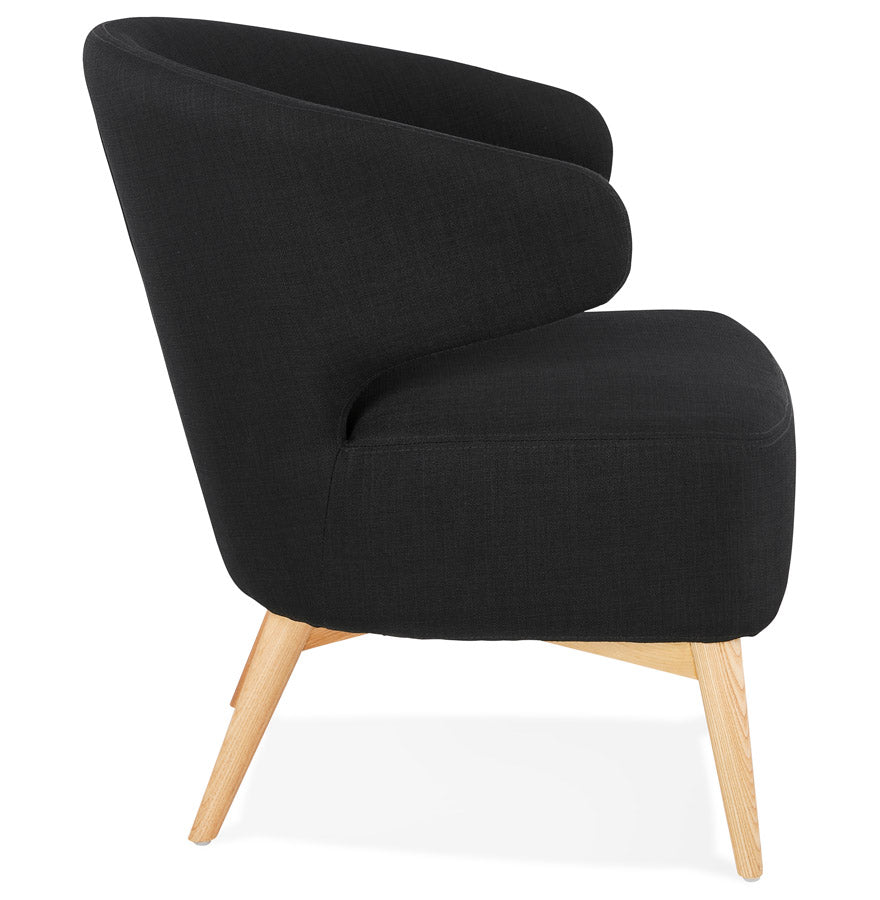 Fauteuil MISSY - zwart - stof