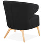 Fauteuil MISSY - zwart - stof
