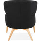 Fauteuil MISSY - zwart - stof