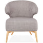 Sessel MISSY - grau - Stoff
