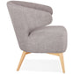 Sessel MISSY - grau - Stoff