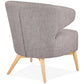 Sessel MISSY - grau - Stoff