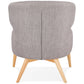 Sessel MISSY - grau - Stoff