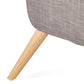 Sessel MISSY - grau - Stoff