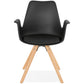 Chair SKANOR - black - plastic