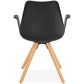 Chair SKANOR - black - plastic