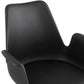 Chair SKANOR - black - plastic