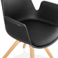 Chair SKANOR - black - plastic