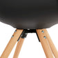 Chair SKANOR - black - plastic