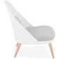 Fauteuil KAJOL - wit - kunststof