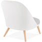 Fauteuil KAJOL - wit - kunststof