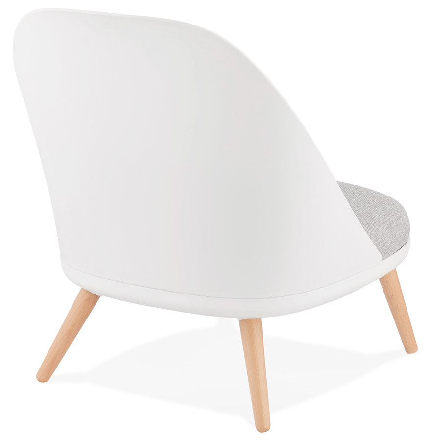 Fauteuil KAJOL - wit - kunststof