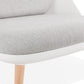 Fauteuil KAJOL - wit - kunststof
