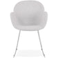 Chair TEXINA - light gray - fabric