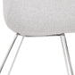 Chair TEXINA - light gray - fabric