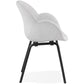 Chair ELEGANS - light gray - fabric