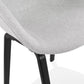 Chair ELEGANS - light gray - fabric