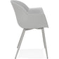 Chair STILETO - gray - plastic