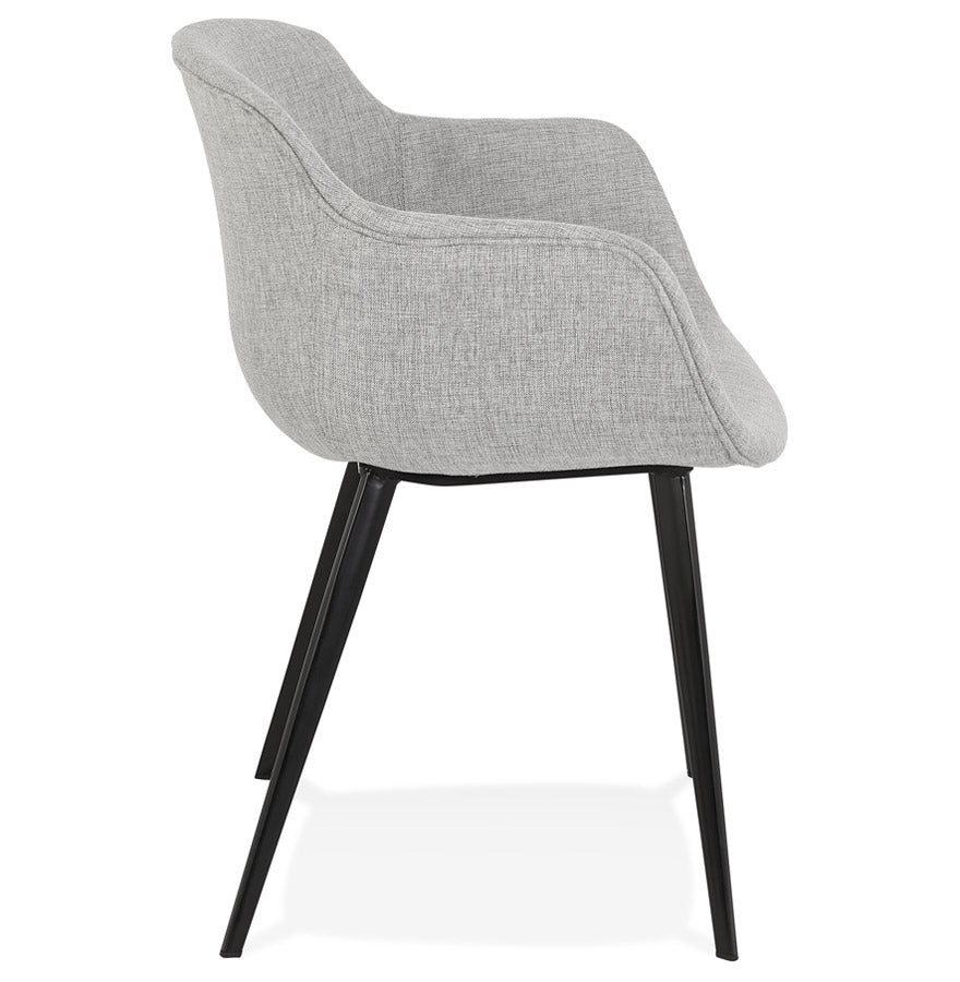 Chair NOLAN - light gray - fabric