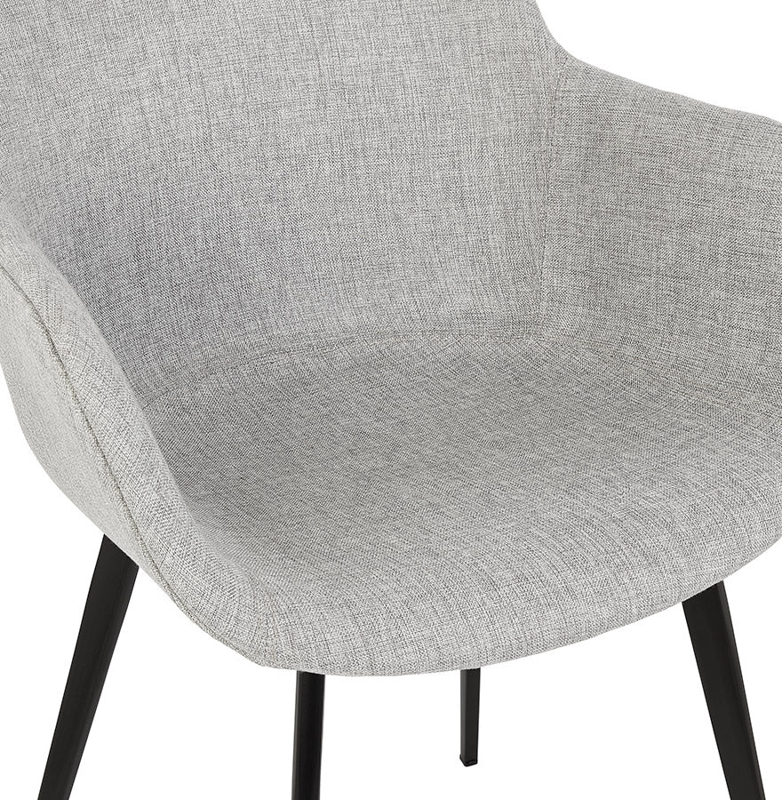 Chair NOLAN - light gray - fabric