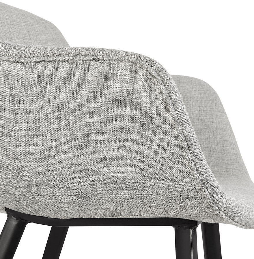 Chair NOLAN - light gray - fabric