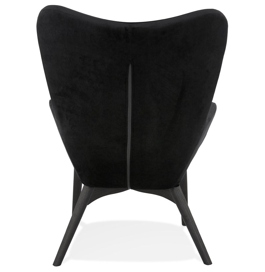 Fauteuil MELCHIOR - zwart - stof