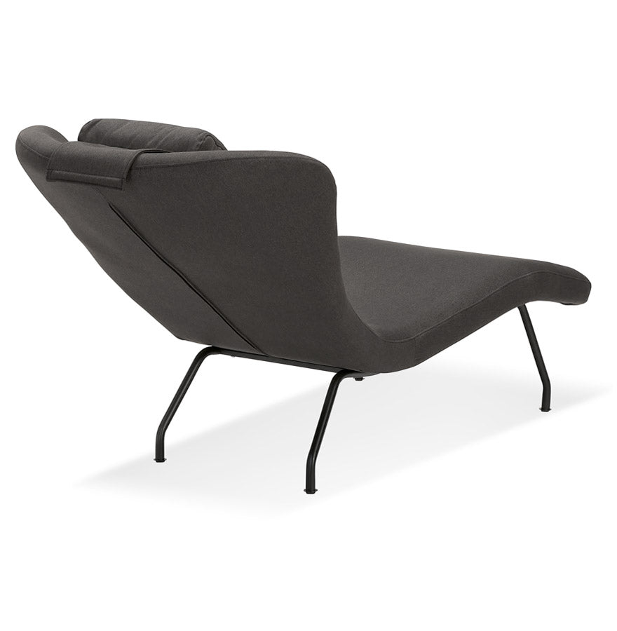 Fauteuil FALL - donkergrijs - stof