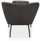 Sessel FALL – dunkelgrau – Stoff