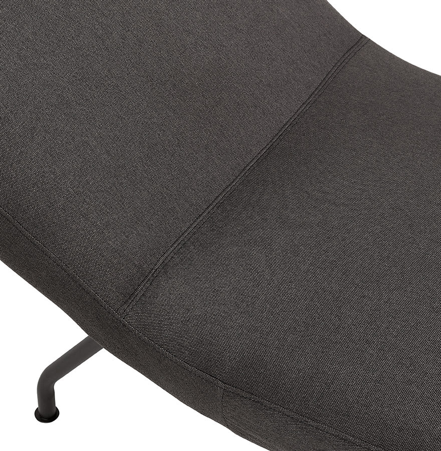 Fauteuil FALL - donkergrijs - stof