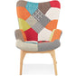 Sessel DAISY - mehrfarbig - Stoff