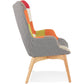 Sessel DAISY - mehrfarbig - Stoff