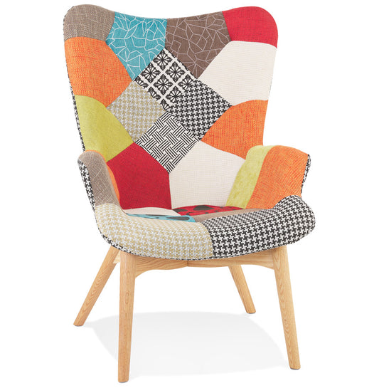 Fauteuil DAISY - meerkleurig - stof