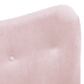 Sessel MELCHIOR – rosa – Stoff aus weichem Samt