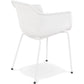 Chair OUTSIDE - white - plastic