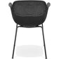 Chair OUTSIDE - black - plastic