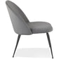 Chair MAGDA - light gray - fabric