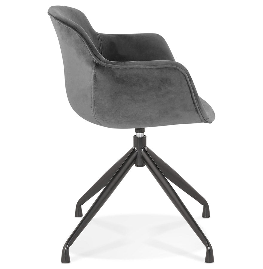 Chair KRAMPO - gray - fabric