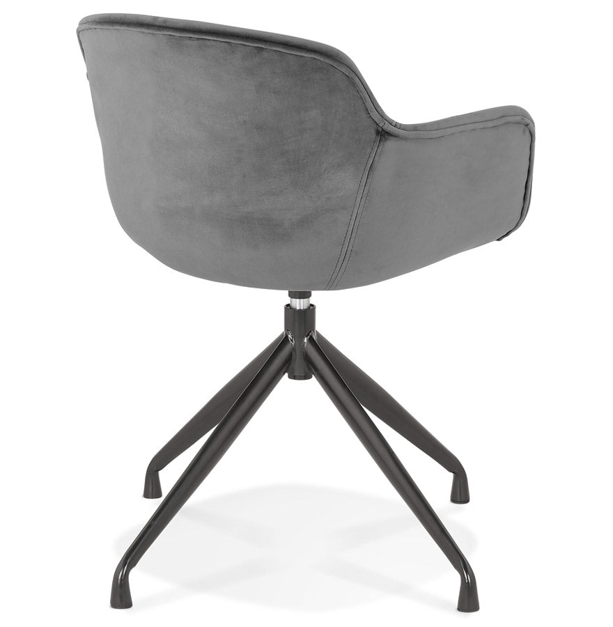 Chair KRAMPO - gray - fabric