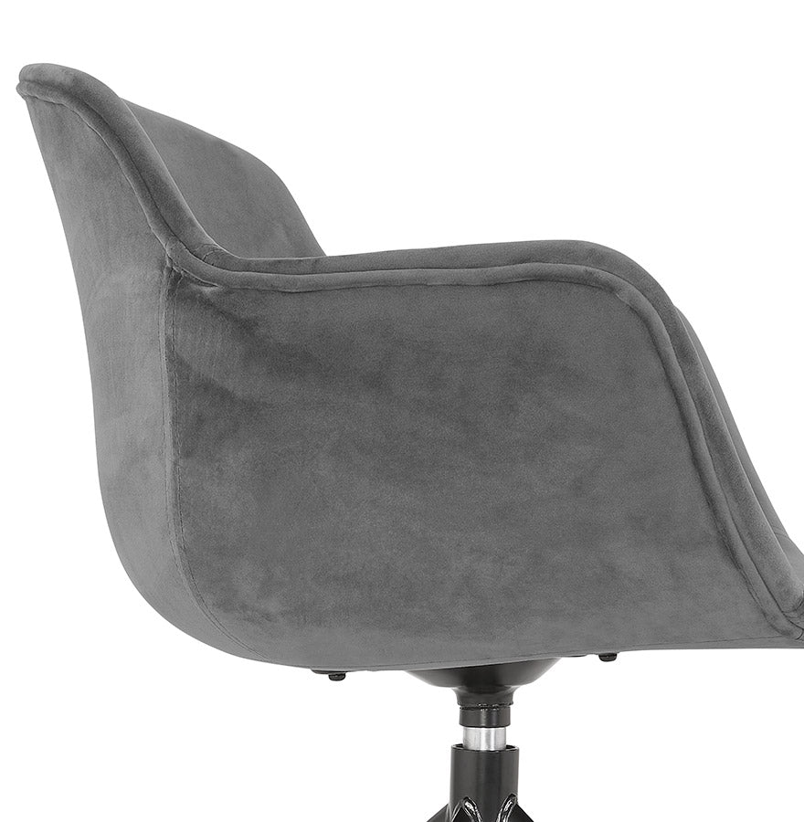 Chair KRAMPO - gray - fabric