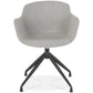 Chair TORI - light gray - fabric